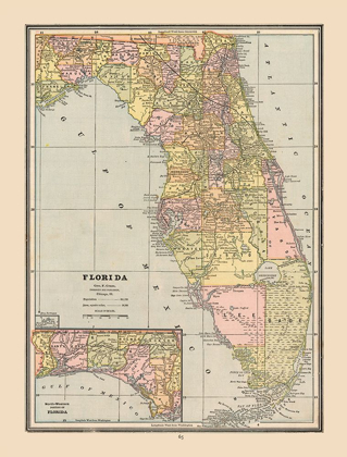 Picture of FLORIDA, UNITED STATES - CRAM 1888