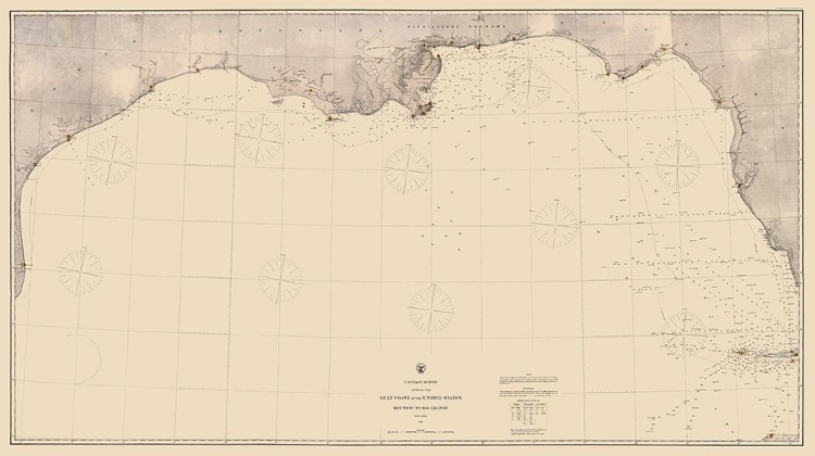 Picture of GULF OF MEXICO US COAST - USCS 1863