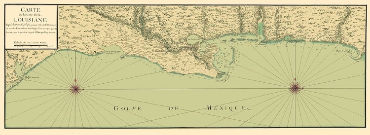 Picture of GULF COAST NAUTICAL MAP - 1732