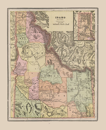 Picture of IDAHO - CRAM 1892