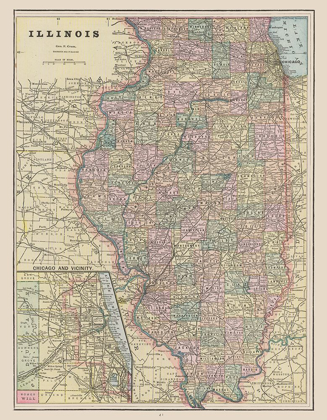 Picture of ILLINOIS - CRAM 1892