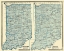 Picture of INDIANA POLITICAL MAP - BASKIN 1876