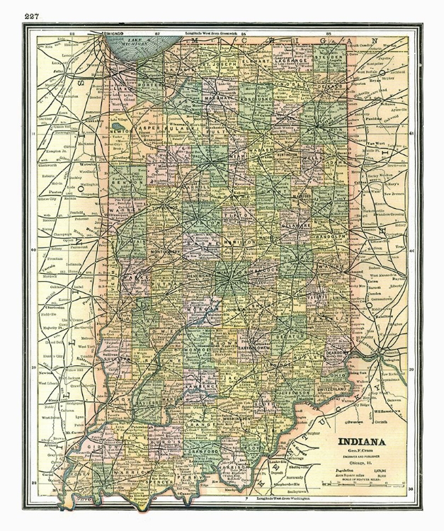 Picture of INDIANA - JOHNSON 1888