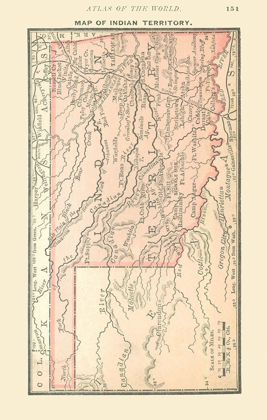 Picture of INDIAN TERRITORY - ALDEN 1886