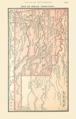 Picture of INDIAN TERRITORY - ALDEN 1886