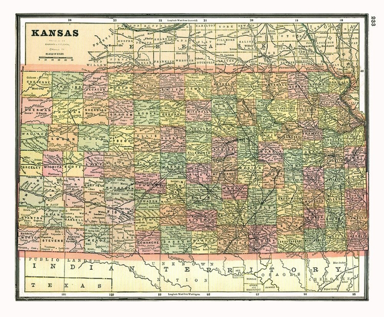 Picture of KANSAS - JOHNSON 1888