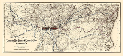 Picture of LOUISVILLE, NEW ALBANY AND ST LOUIS AIR LINE 1872