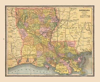 Picture of LOUISIANA, UNITED STATES - CRAM 1888