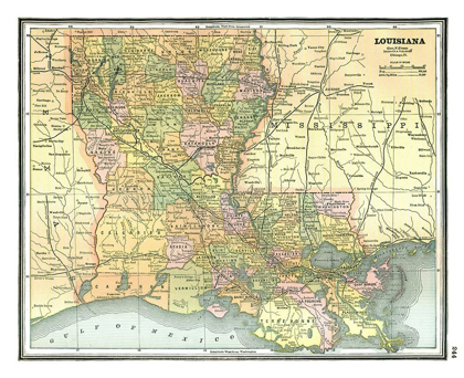 Picture of LOUISIANA - JOHNSON 1888