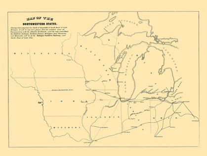 Picture of MICHIGAN SOUTHERN RAILROAD NORTHWESTERN STATES