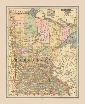 Picture of MINNESOTA, UNITED STATES - CRAM 1888