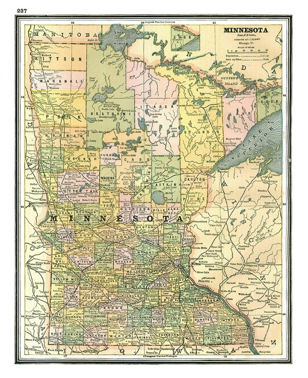 Picture of MINNESOTA - JOHNSON 1888