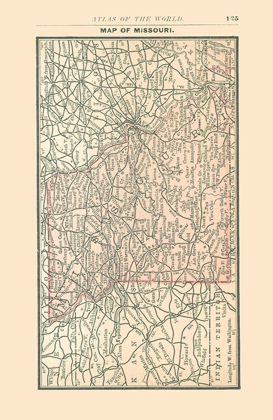 Picture of MISSOURI - ALDEN 1886