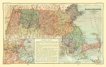 Picture of MASSACHUSETTS - UNITED STATES - MONTEITH 1882