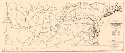 Picture of PENNSYLVANIA, SEABOARD TO WESTERN STATES 1851