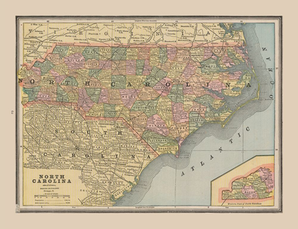 Picture of NORTH CAROLINA, UNITED STATES - CRAM 1888