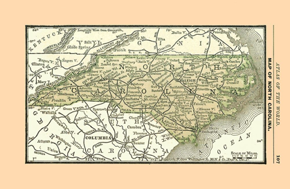 Picture of NORTH CAROLINA - ALDEN 1886