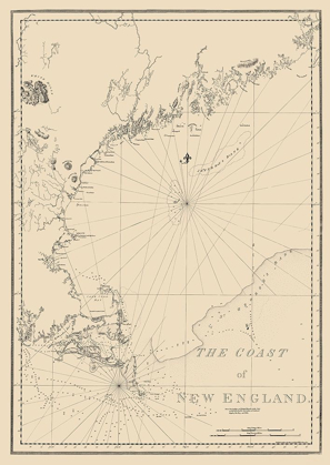 Picture of NEW ENGLAND COAST - DES BARRES 1776