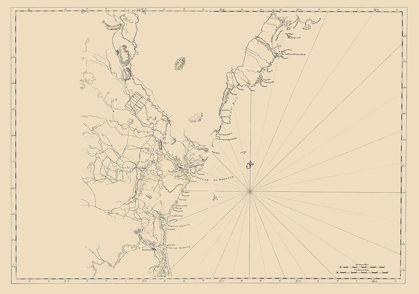 Picture of NEW ENGLAND COAST - 1776