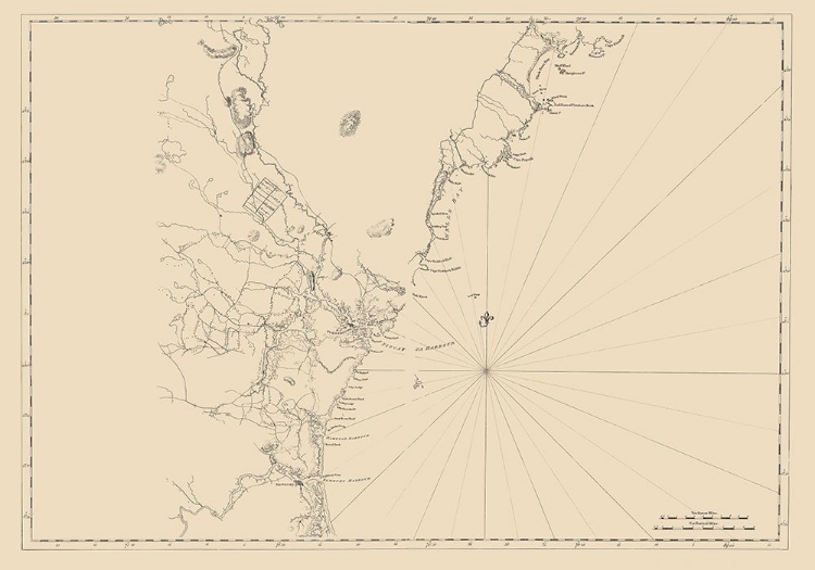 Picture of NEW ENGLAND COAST - 1776