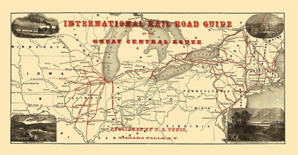Picture of INTERNATIONAL RAIL GUIDE, GREAT CENTRAL ROUTE 1855