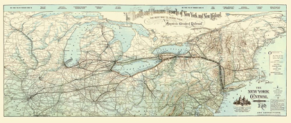 Picture of NEW YORK CENTRAL AND HUDSON RIVER RAILROAD 1893