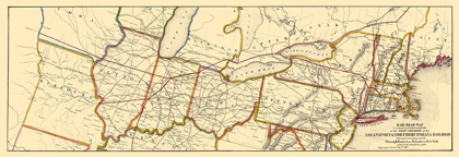 Picture of LOGANSPORT AND NORTHERN INDIANA RAILROAD 1854