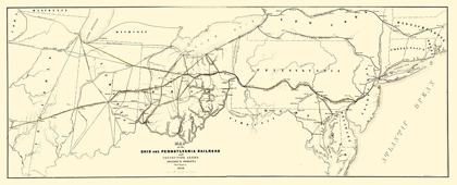 Picture of OHIO AND PENNSYLVANIA RAILROAD - SCHUCHMAN 1850