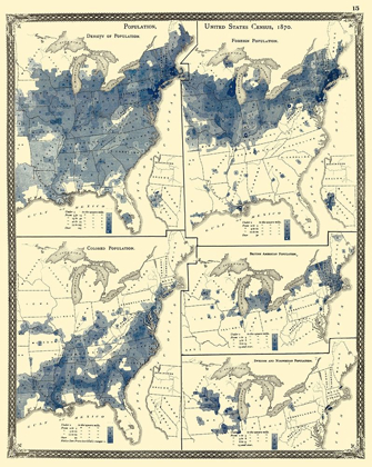 Picture of UNITED STATES POPULATION CENSUS - BASKIN 1876