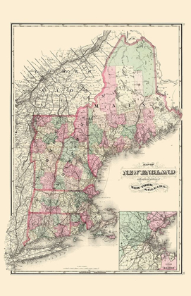 Picture of NEW ENGLAND - DAVENPORT 1883