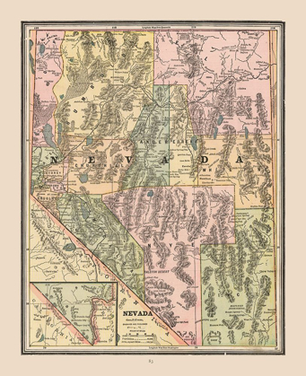 Picture of NEVADA, UNITED STATES - CRAM 1888
