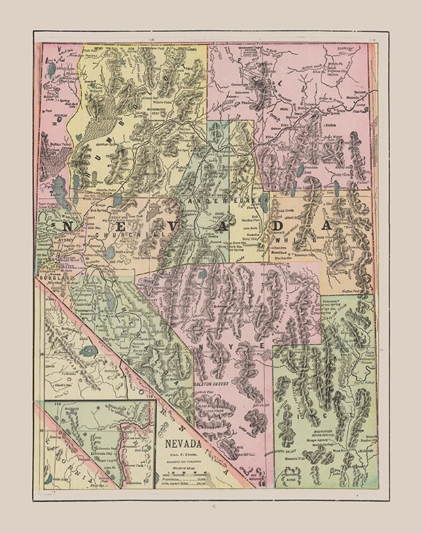 Picture of NEVADA - CRAM 1892