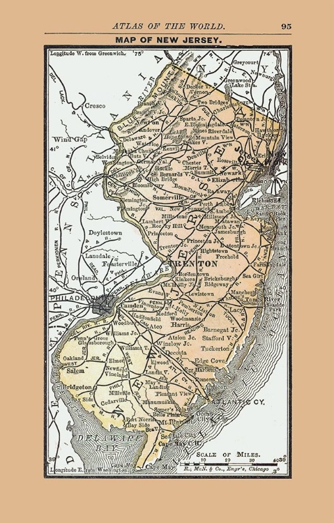 Picture of NEW JERSEY - ALDEN 1886
