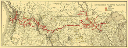 Picture of NORTHERN PACIFIC RAILWAY - POATES 1900