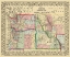 Picture of OREGON, WASHINGTON, IDAHO, MONTANA - MITCHELL 1870
