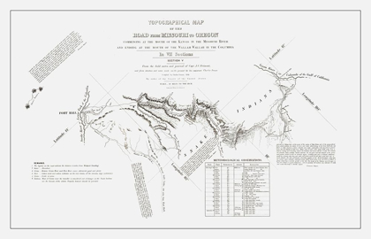 Picture of MISSOURI TO OREGON TRAIL - PREUSS 1846