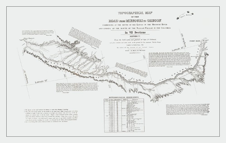 Picture of MISSOURI TO OREGON TRAIL - PREUSS 1846