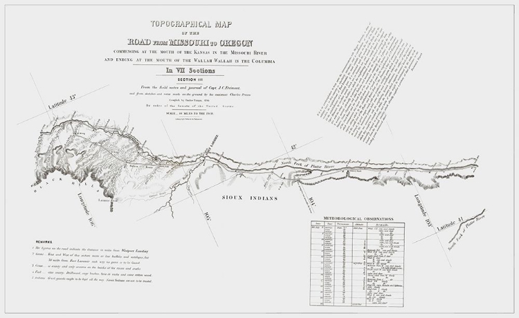 Picture of MISSOURI TO OREGON TRAIL - PREUSS 1846