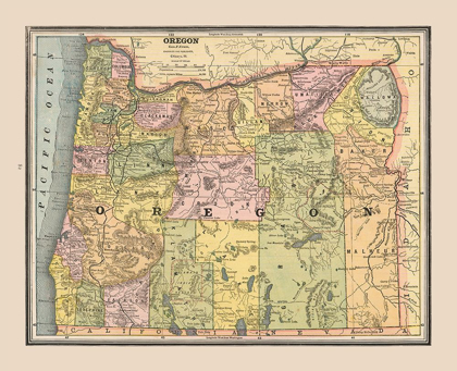 Picture of OREGON, UNITED STATES - CRAM 1888