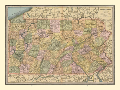 Picture of PENNSYLVANIA - CRAM 1888