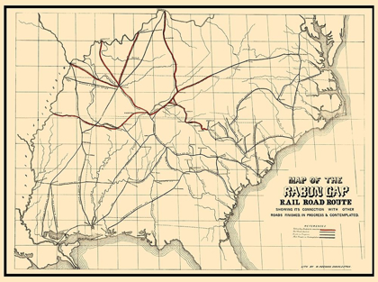 Picture of RABUN GAP RAILROAD - KEENAN 1850