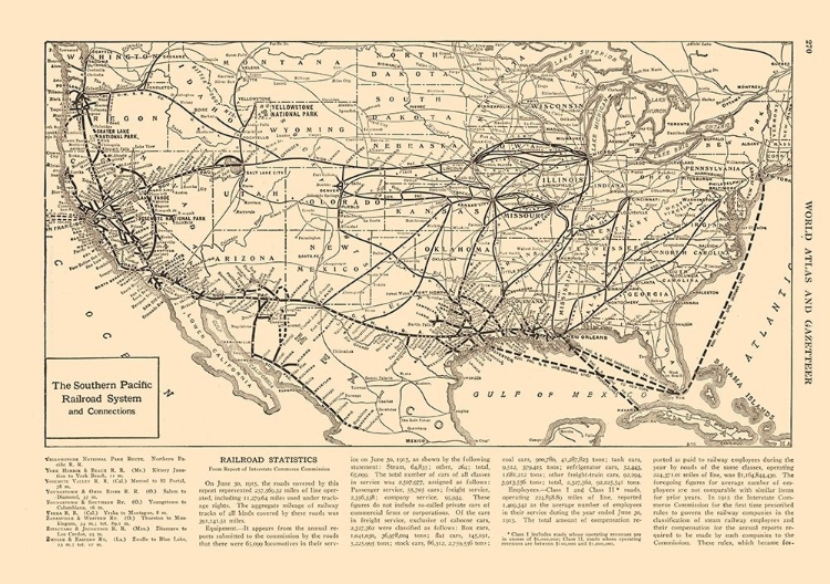 Picture of SOUTHERN PACIFIC RAILROAD - REYNOLD 1921