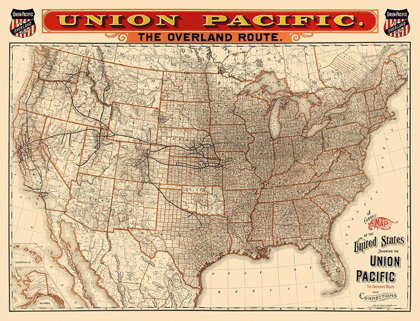 Picture of UNION PACIFIC RAILROAD - KNIGHT 1892