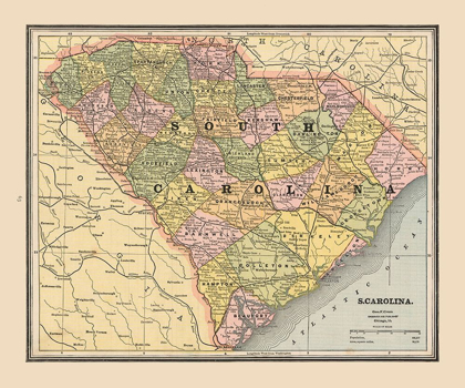 Picture of SOUTH CAROLINA, UNITED STATES - CRAM 1888
