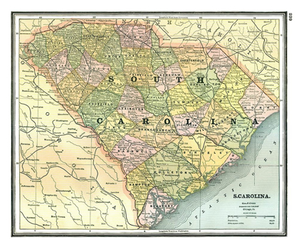 Picture of SOUTH CAROLINA - JOHNSON 1888