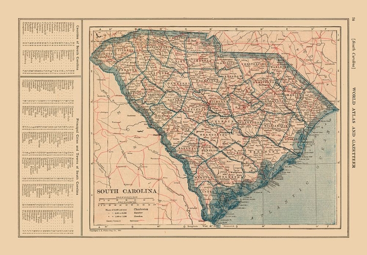 Picture of SOUTH CAROLINA - REYNOLD 1921