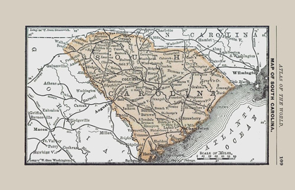Picture of SOUTH CAROLINA - ALDEN 1886