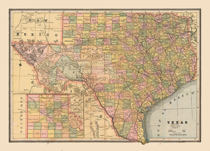 Picture of TEXAS, UNITED STATES - CRAM 1888