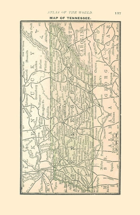 Picture of TENNESSEE - ALDEN 1886