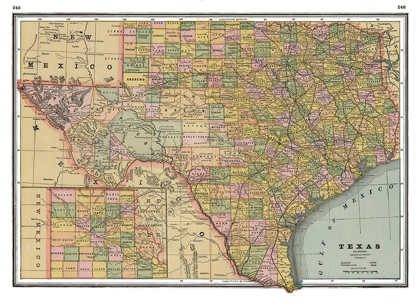 Picture of TEXAS - JOHNSON 1888
